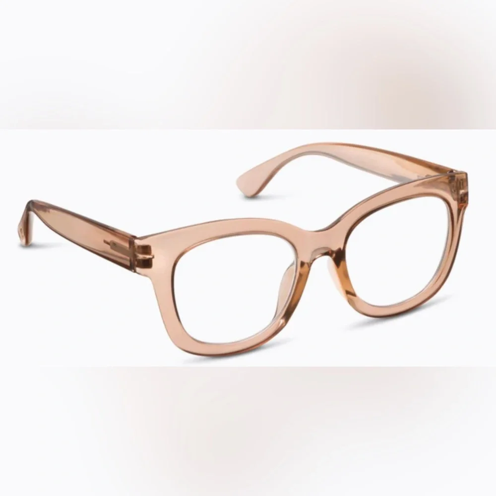 Peeper’s Center Stage Women's Glasses in Light Peach